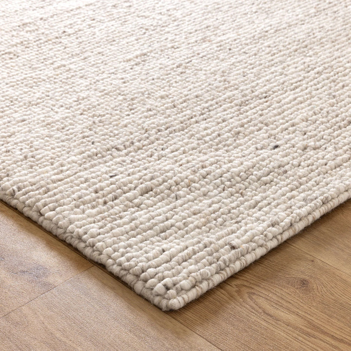 Style Loop beige  Hand Woven Wool Floor Rug