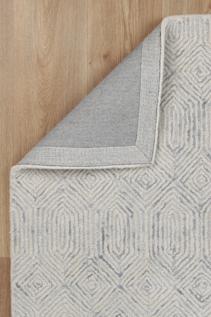 Toorak pure wool hand TUFTED GREY FLOOR RUG