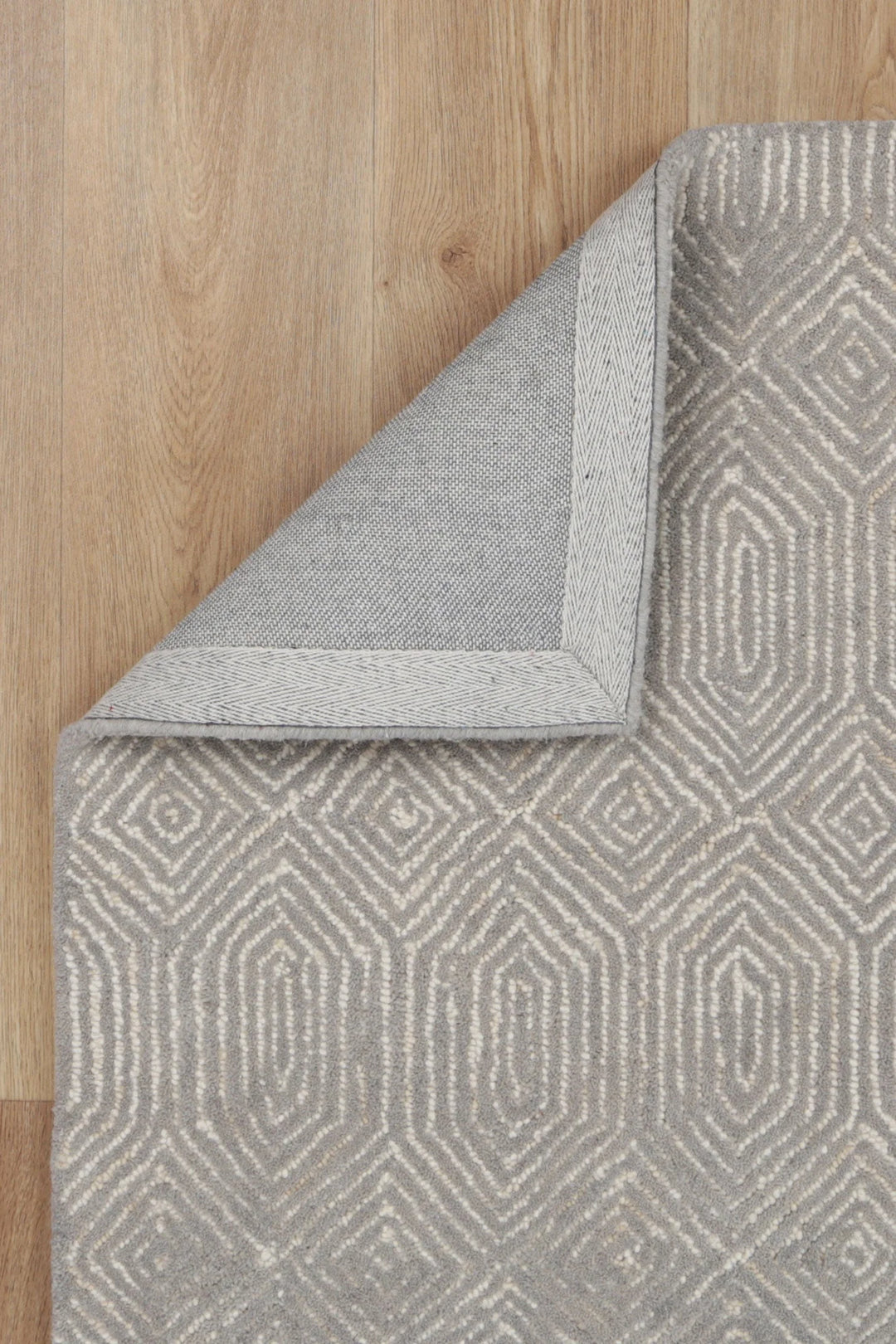 Toorak pure wool hand TUFTED ASH FLOOR RUG