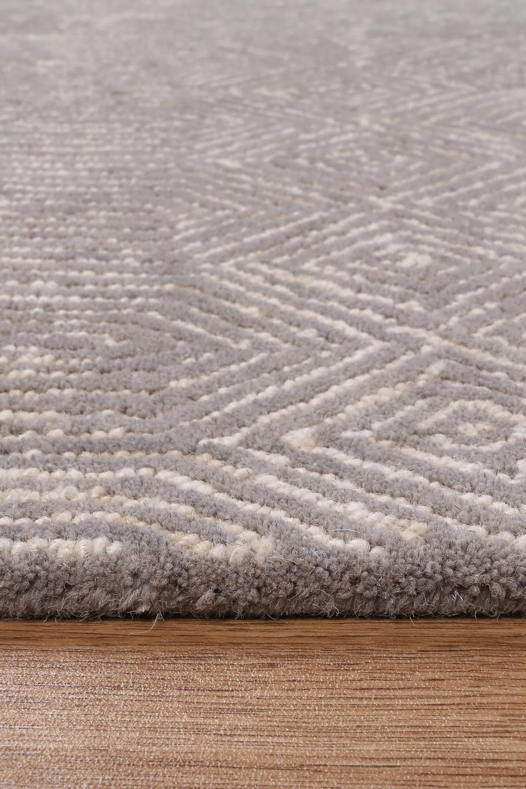 Toorak pure wool hand TUFTED ASH FLOOR RUG
