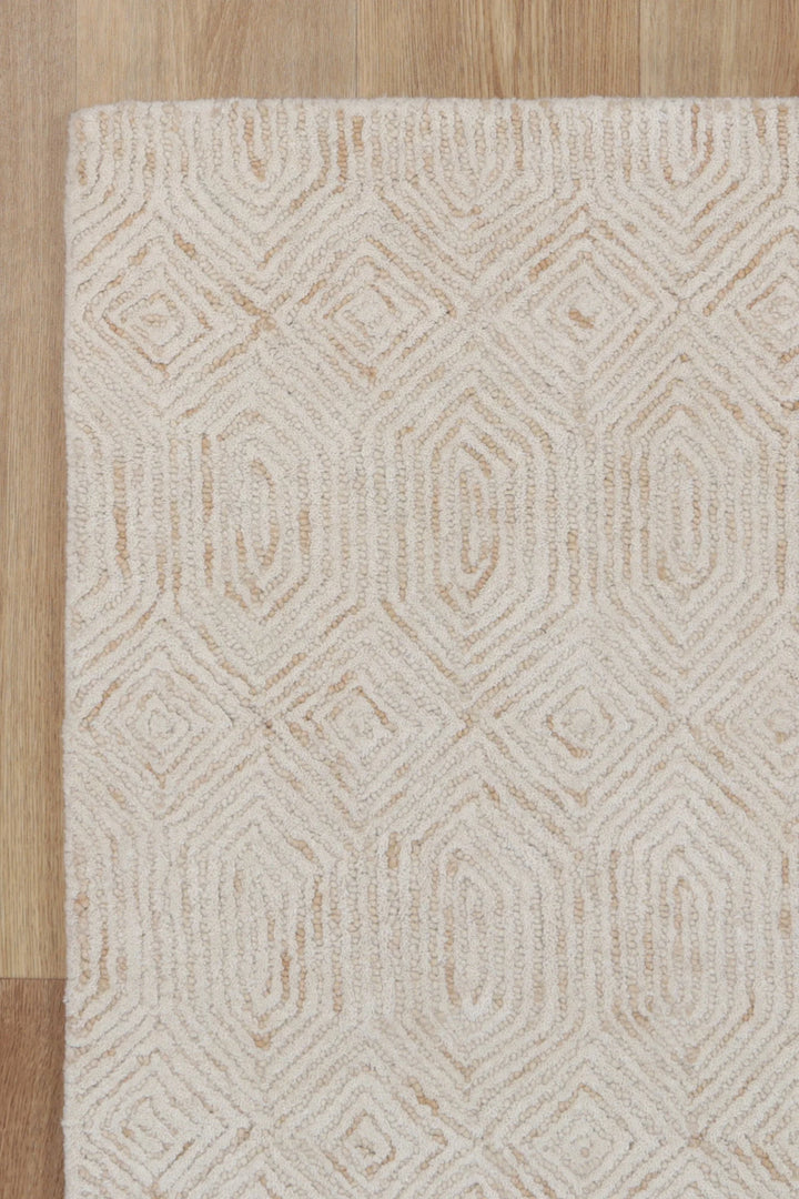 Toorak pure wool hand woven rug