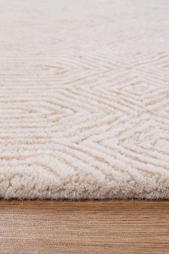 Toorak pure wool hand woven rug