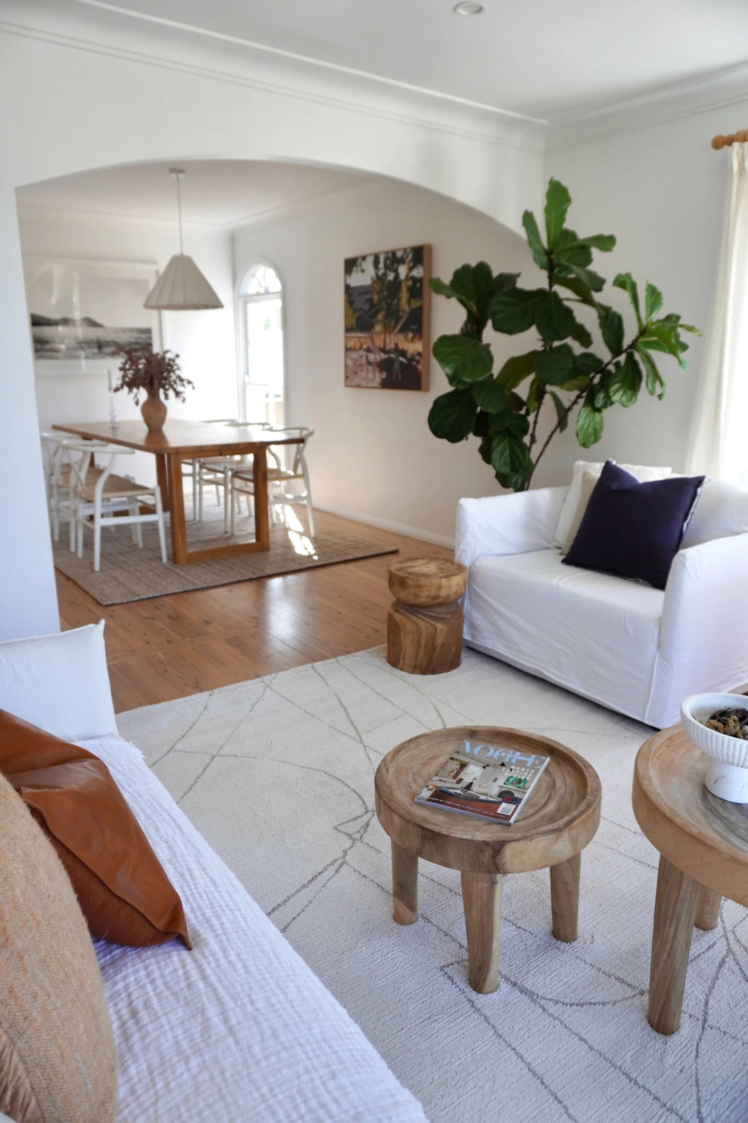 LEXI Curves Cream Rug