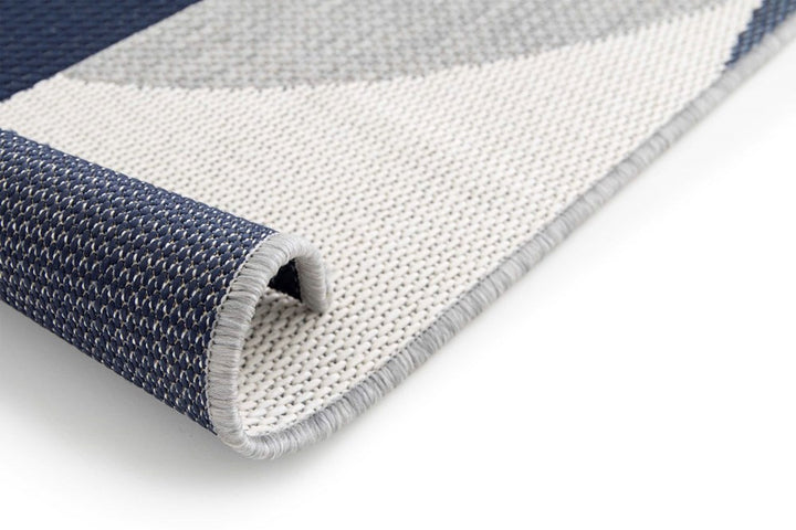 Nook Navy Ivory Indoor Outdoor FLoor