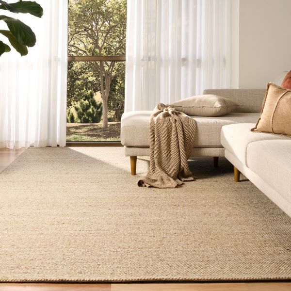 TERRA BROWN HANDWOVEN FLOOR RUG