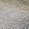 Pebbles Pure wool  Silver Stone Floor Rug
