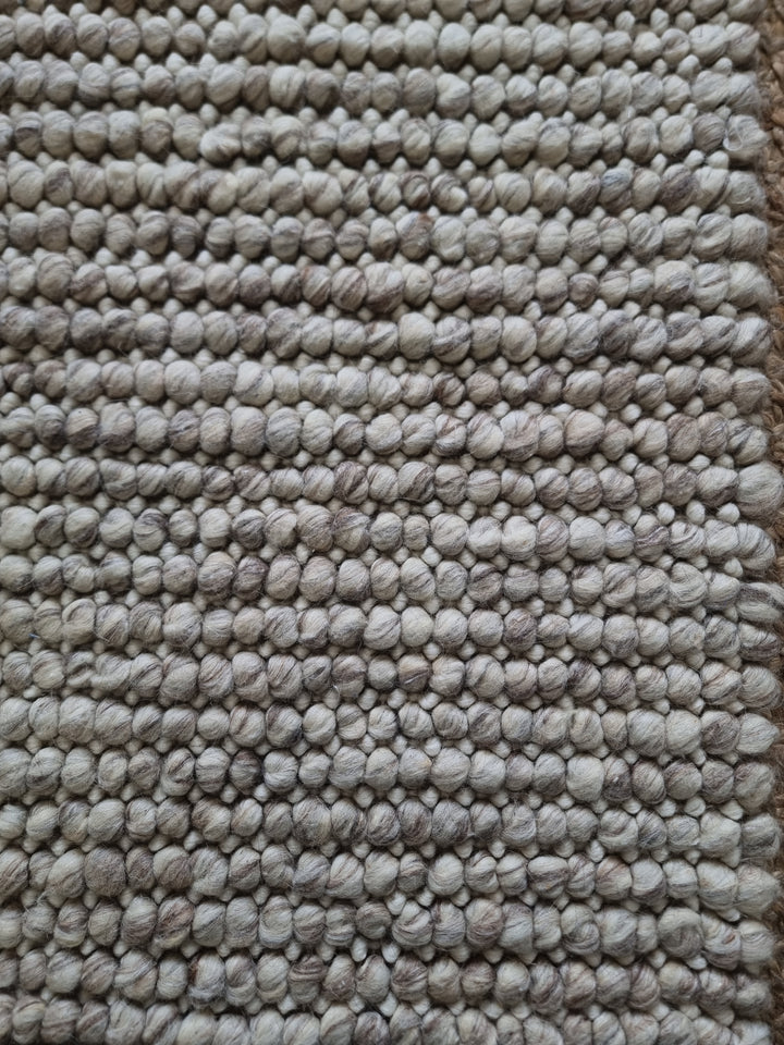 Pebbles Dune Hand woven Wool and cotton blend floor rug