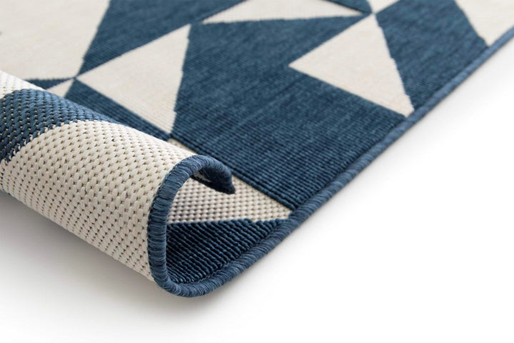 Bjorn  BLUE IVORY indoor OUTDOOR FLOOR RUG