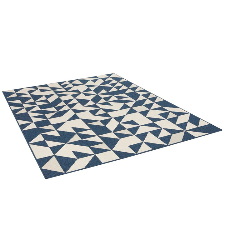 Bjorn  BLUE IVORY indoor OUTDOOR FLOOR RUG