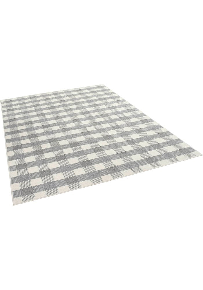 Bjorn boxes Grey Ivory indoor OUTDOOR FLOOR RUG