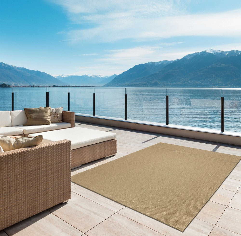 PLAIN REVERSIBLE JUTE INDOOR OUTDOOR FLOOR RUG