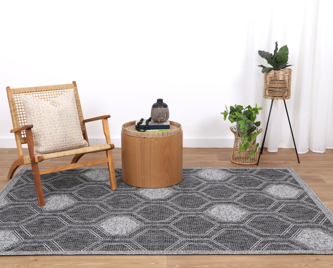 Temple  2164C Geo Anthracite