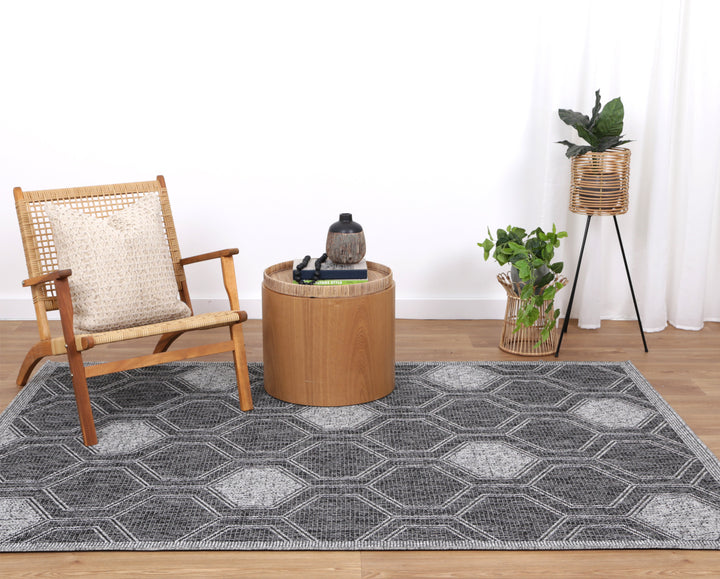 Temple  2164C Geo Anthracite