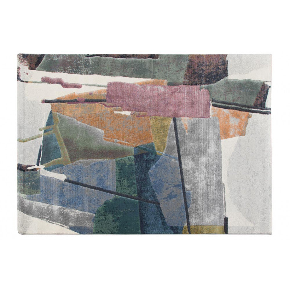 ECLIPSE ABSTRACT EASY CARE FLOOR RUG