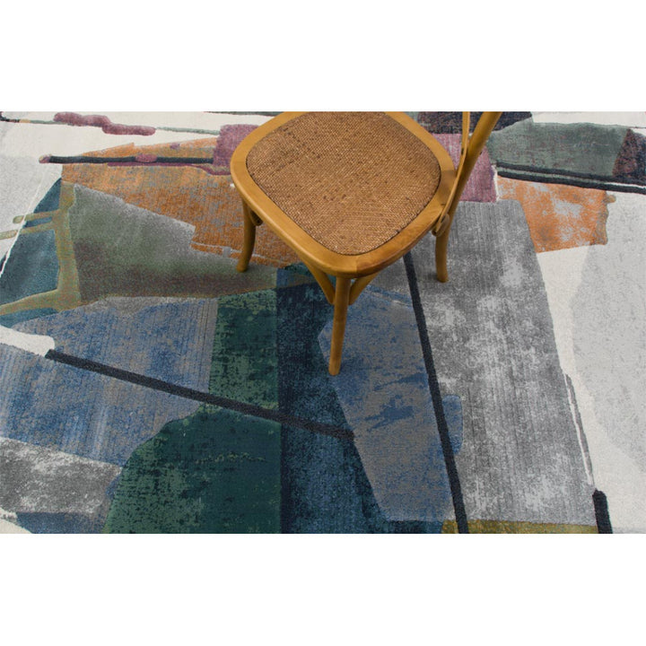 ECLIPSE ABSTRACT EASY CARE FLOOR RUG