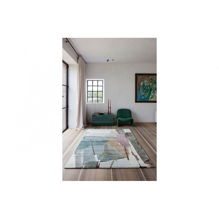 ECLIPSE ABSTRACT EASY CARE FLOOR RUG