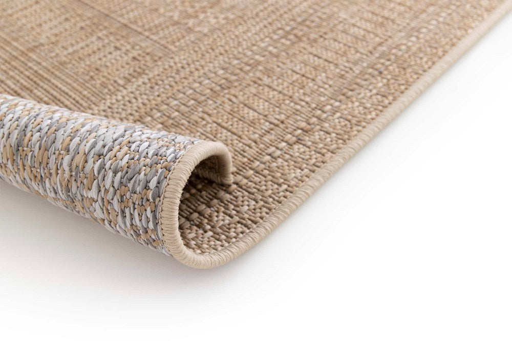 Timber Natural color Indoor outdoor Reversible floor Rug