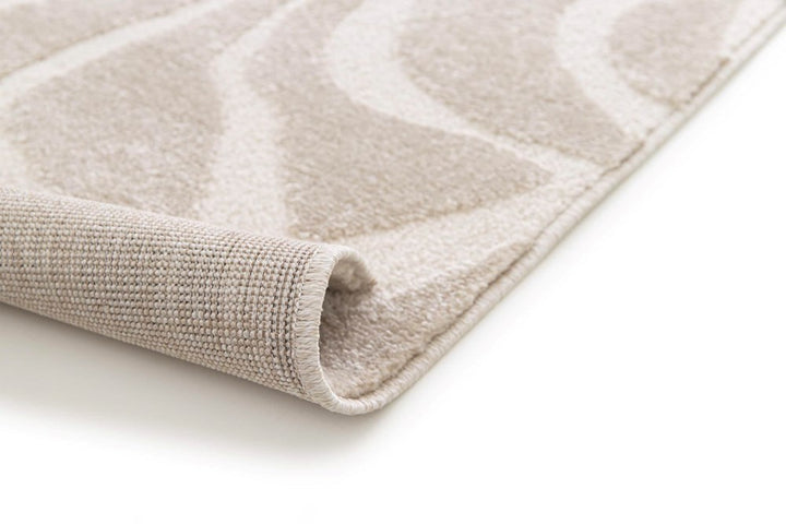 ISOLA CREME  EASY CARE SWIRL FLOOR RUG