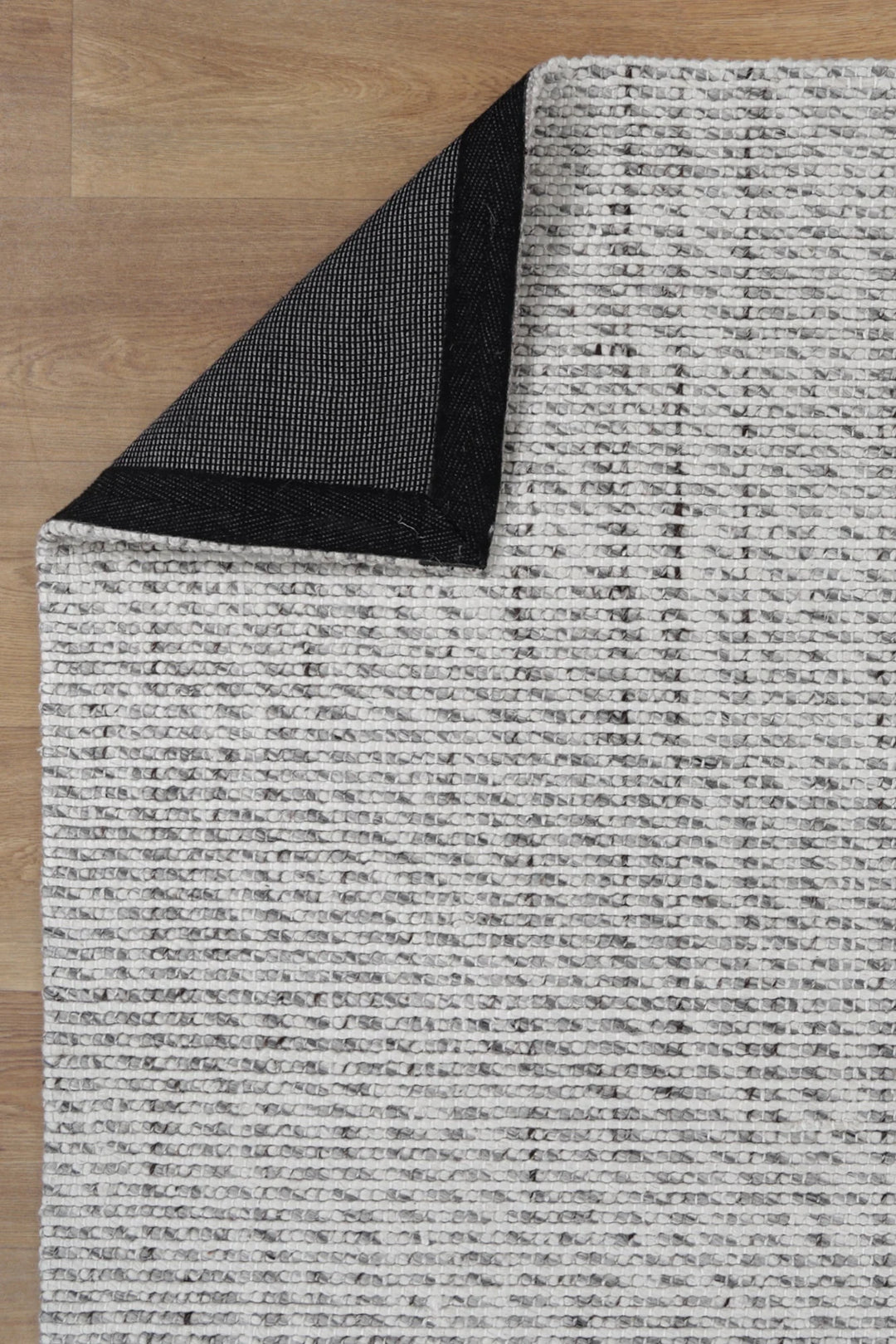 Leo IVORY HAND WOVEN WOOL Polyster  FLOOR RUG