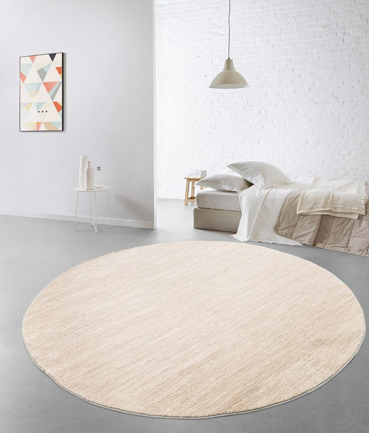 Cumulus  Plush Pile Sand Color Floor Rug
