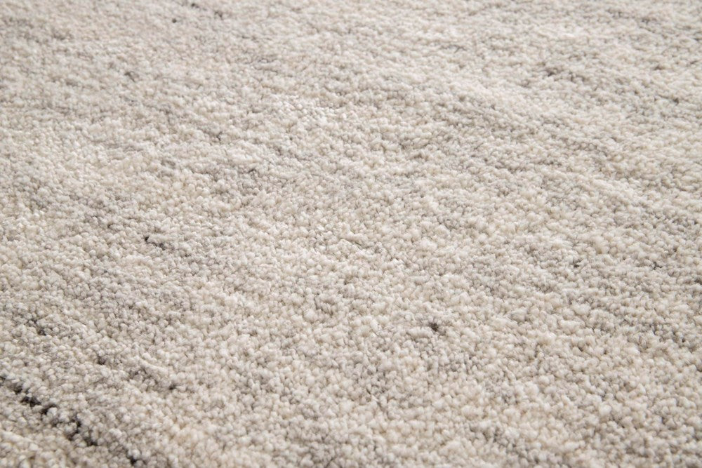 LUXURY Salt and Pepper EASY CARE FLOOR RUG