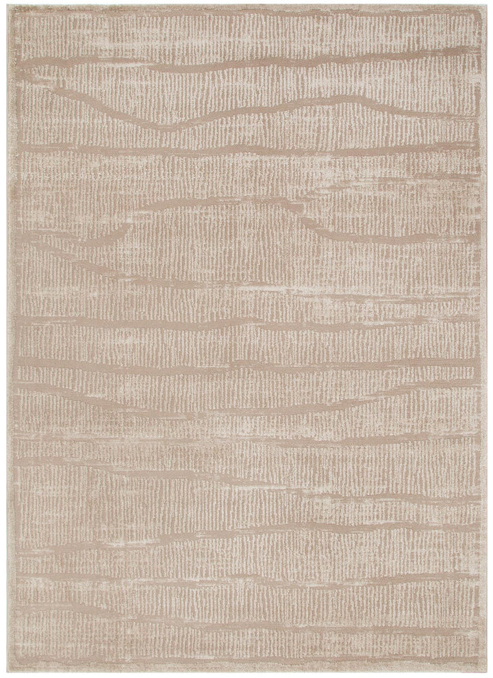 Sierra Abstract Beige Lines Rug