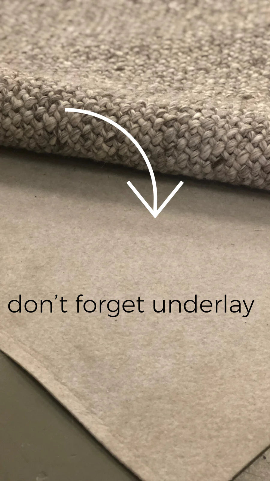 DUAL LOCK CARPET AND HARD FLOOR ANTI SLIP RUG GRIP  UNDERLAY