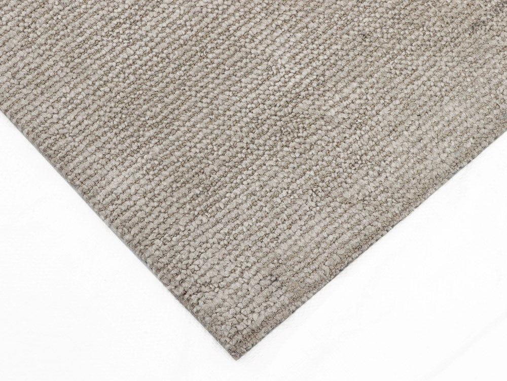ALICIA CREME Easy clean textured floor rug