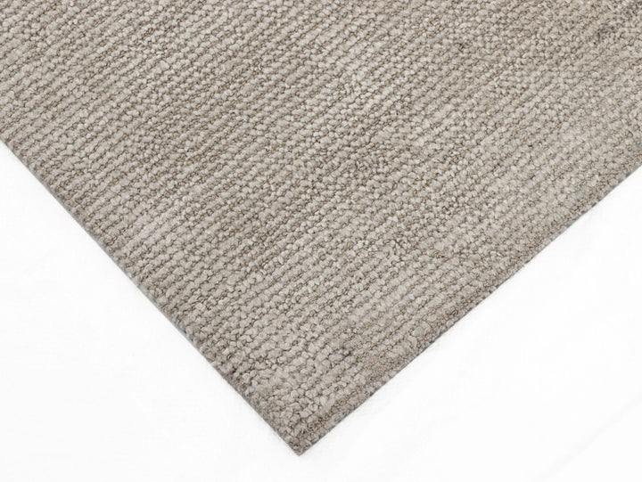 ALICIA CREME Easy clean textured floor rug