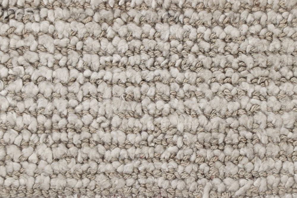 ALICIA CREME Easy clean textured floor rug