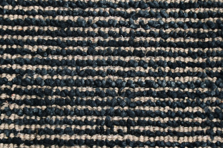 ALICIA MIDNIGHT Easy clean textured floor rug