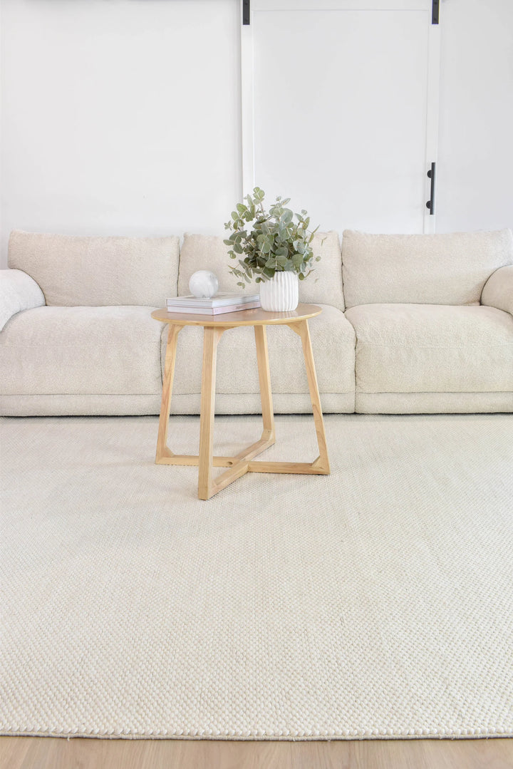 Sound IVORY CLOUD Wool Floor rug