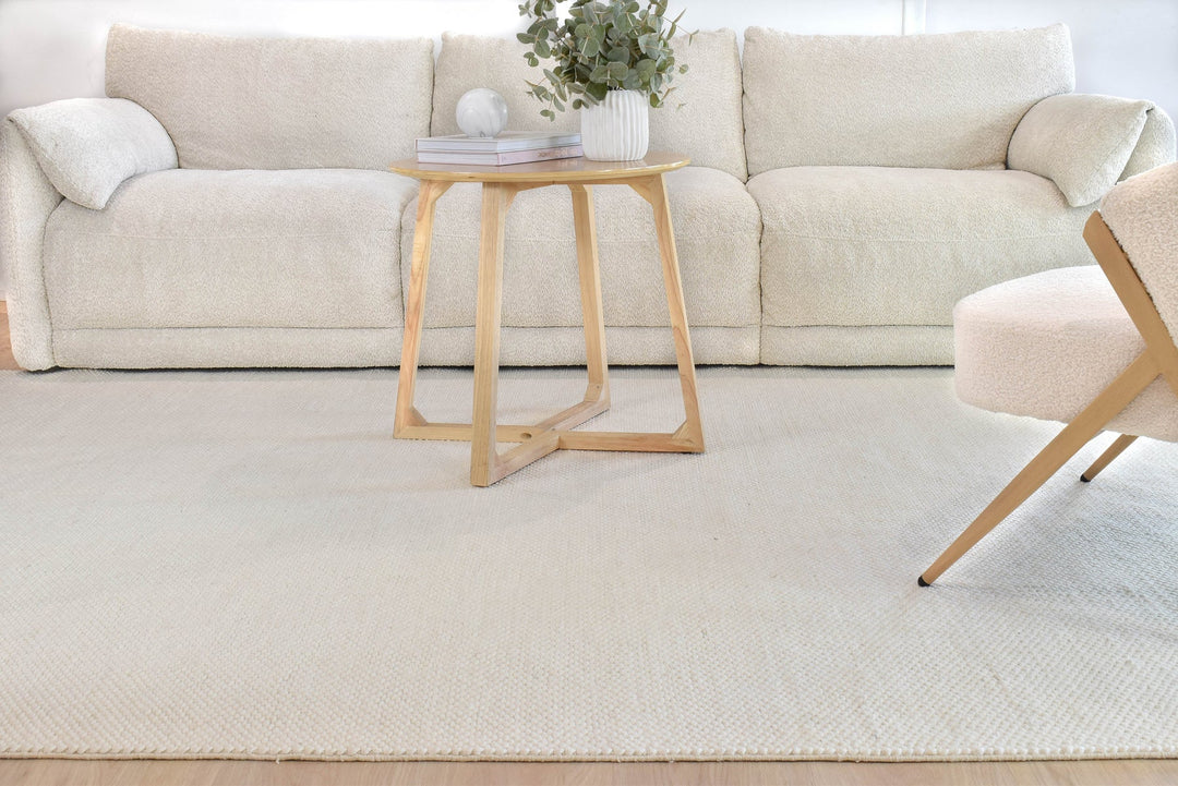 Sound IVORY CLOUD Wool Floor rug