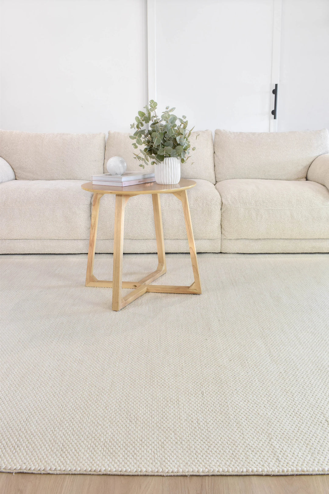 Sound IVORY CLOUD Wool Floor rug