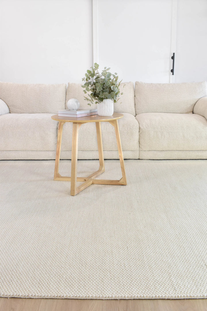 Sound IVORY CLOUD Wool Floor rug