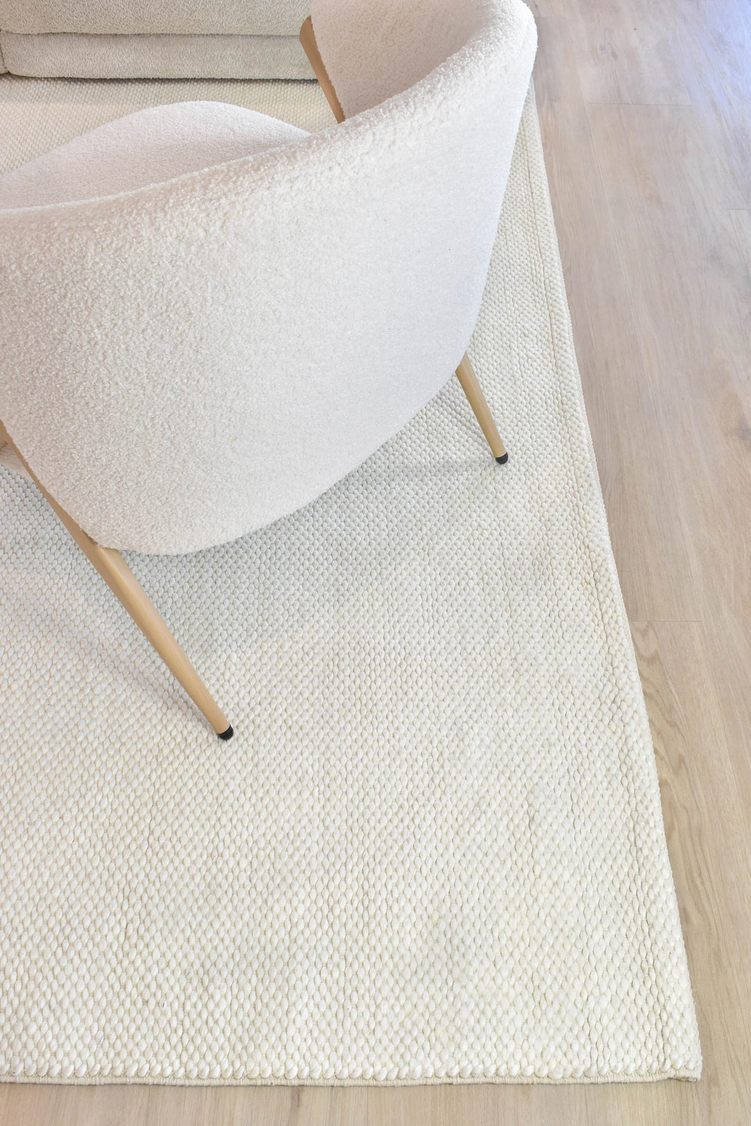 Sound IVORY CLOUD Wool Floor rug