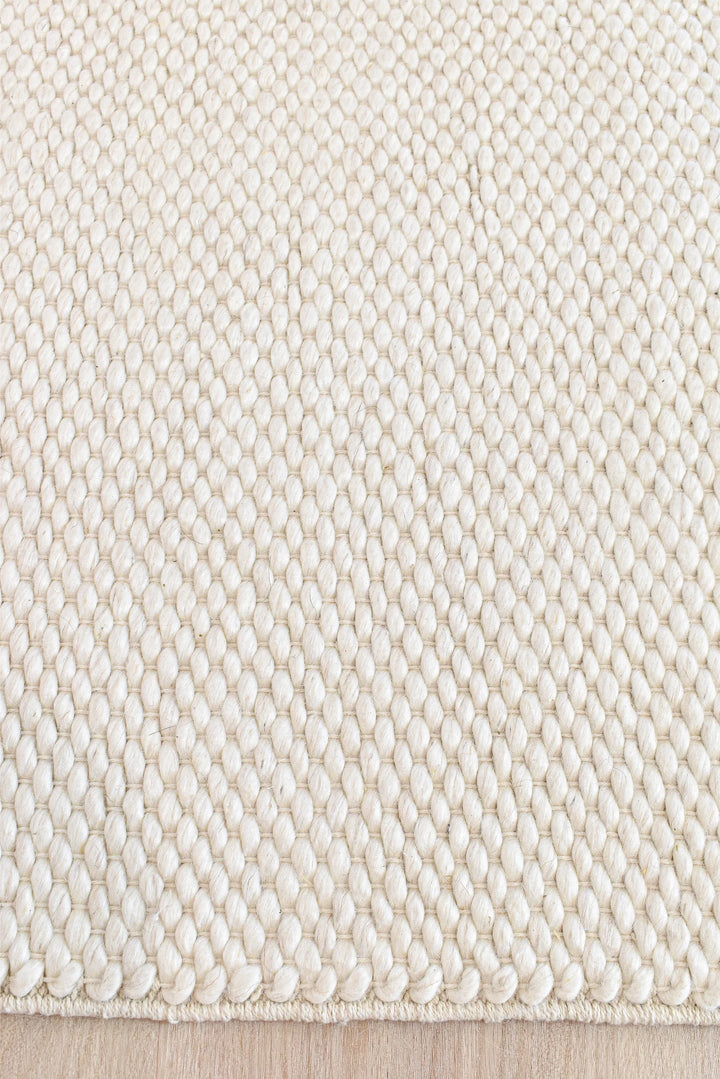 Sound IVORY CLOUD Wool Floor rug