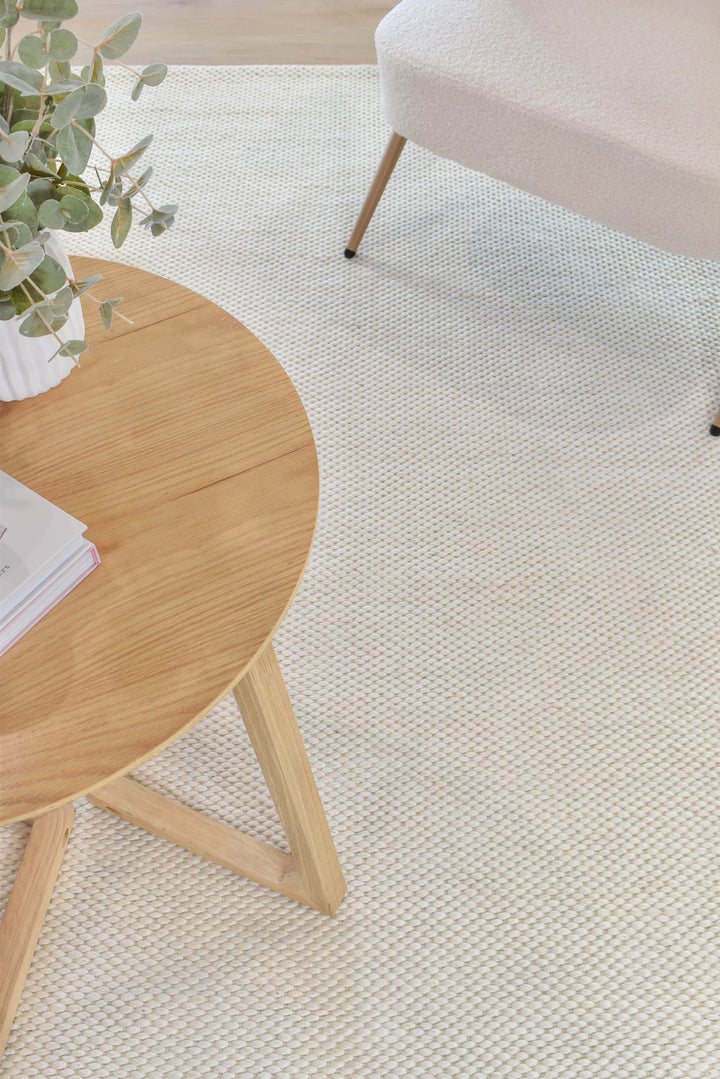 Sound IVORY CLOUD Wool Floor rug