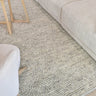 PEBBLES SILVER MIST HAND WOVEN WOOL FLOOR RUG