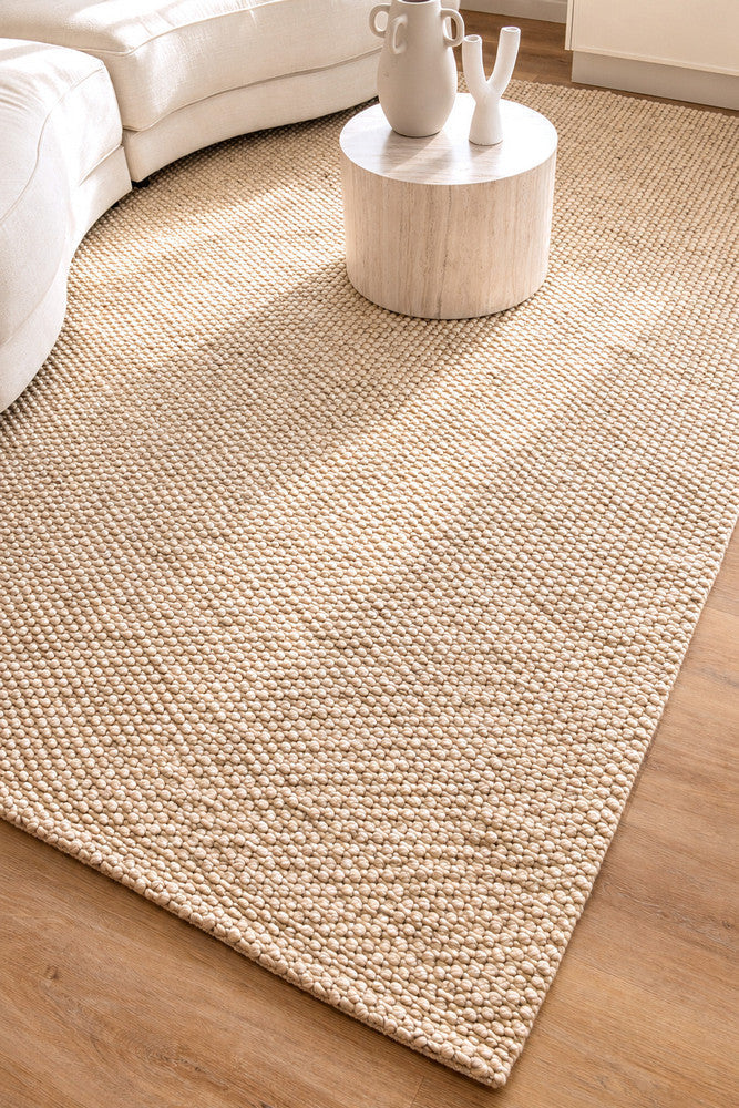 Allure Warm Ivory Wool Rug