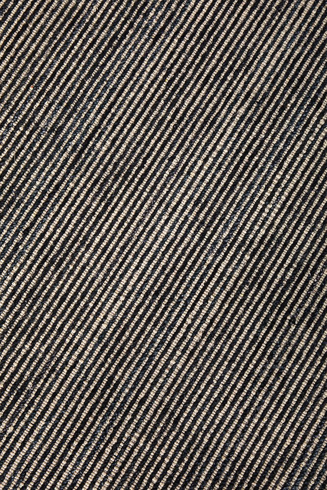 Allure Black Textured Easy care floor Rug