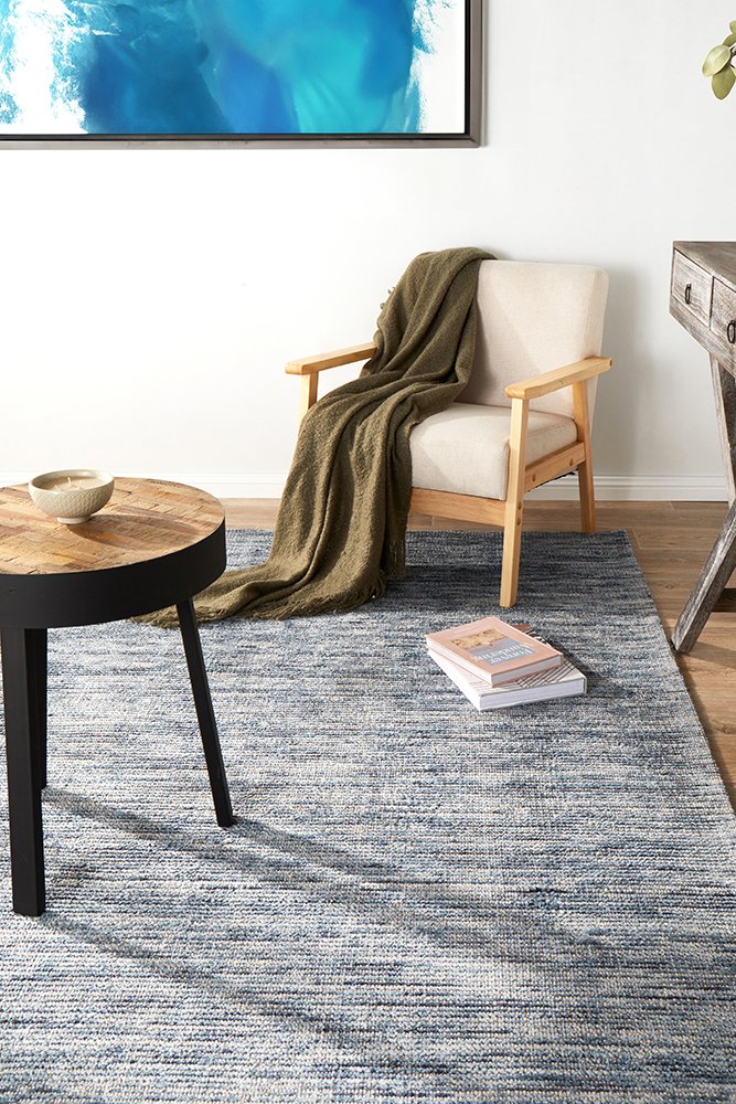 Allure Indigo Textured Rug