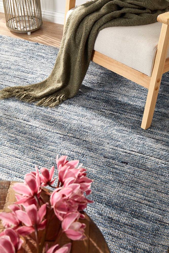 Allure Indigo Textured Rug