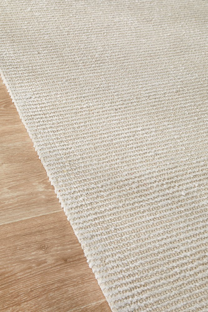Allure Ivory  Textured Rug