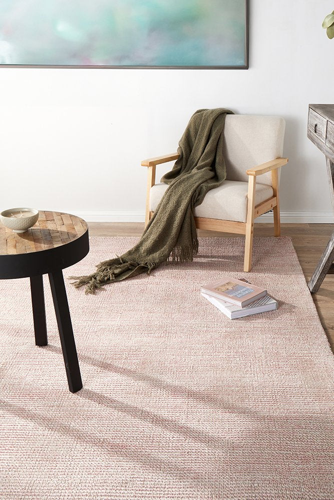 Allure Rose Textured Rug