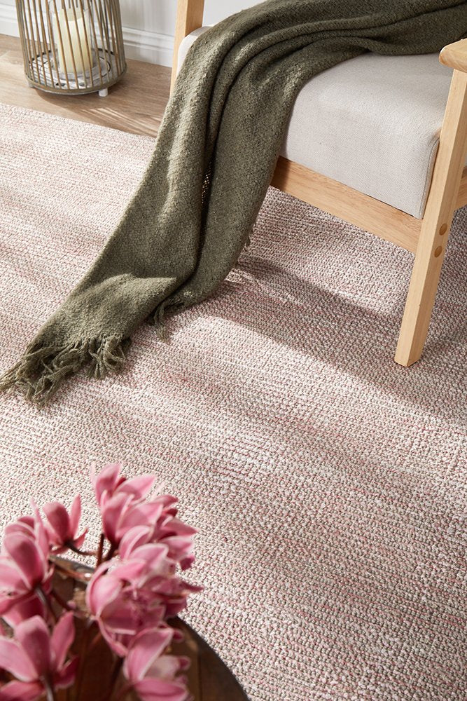 Allure Rose Textured Rug