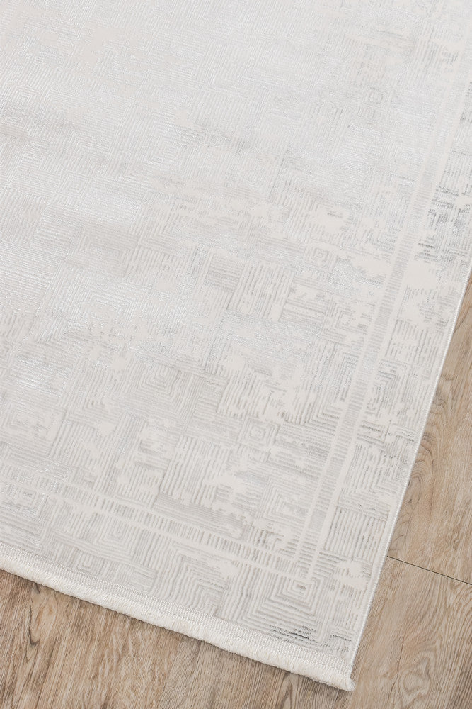 Eden 30279A Dark Grey Cream Runner