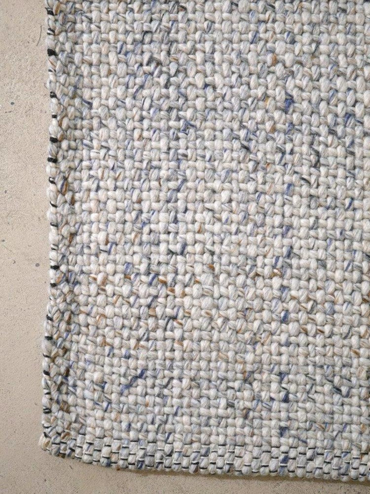 Aruba Navy Rust  Indoor Outdoor Handwoven Floor Rug