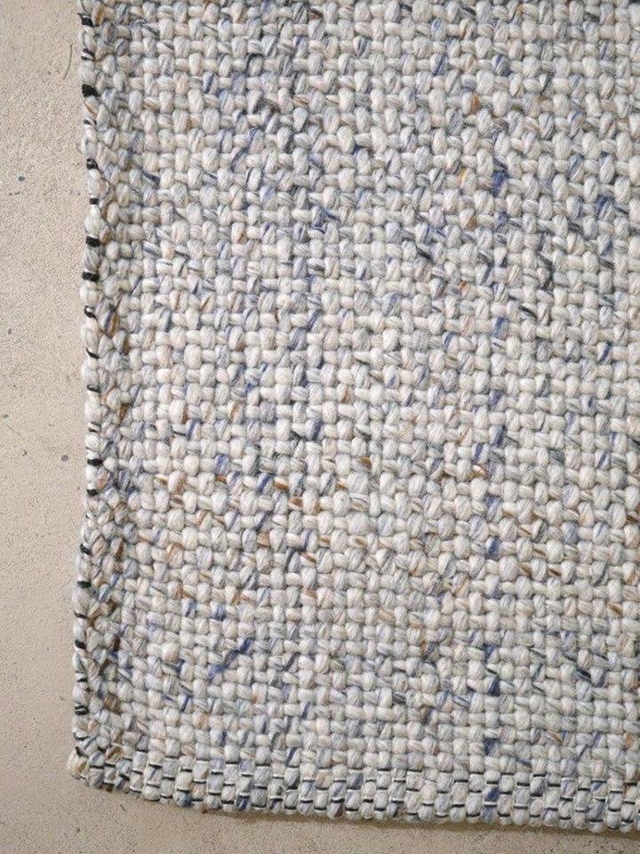 Aruba Navy Rust  Indoor Outdoor Handwoven Floor Rug