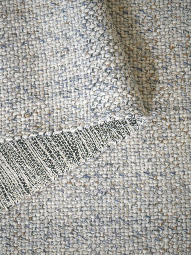 Aruba Navy Rust  Indoor Outdoor Handwoven Floor Rug